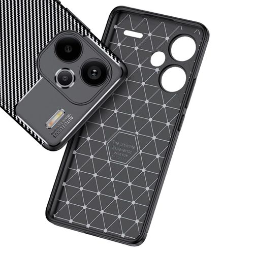 Techsuit – CarbonFiber maska za Xiaomi Redmi Note 13 Pro+ 5G – crna slika 3