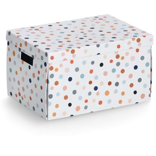 Zeller Kutija za pohranu "Dots", reciklirani karton, 25 x 35 x 20 cm slika 3