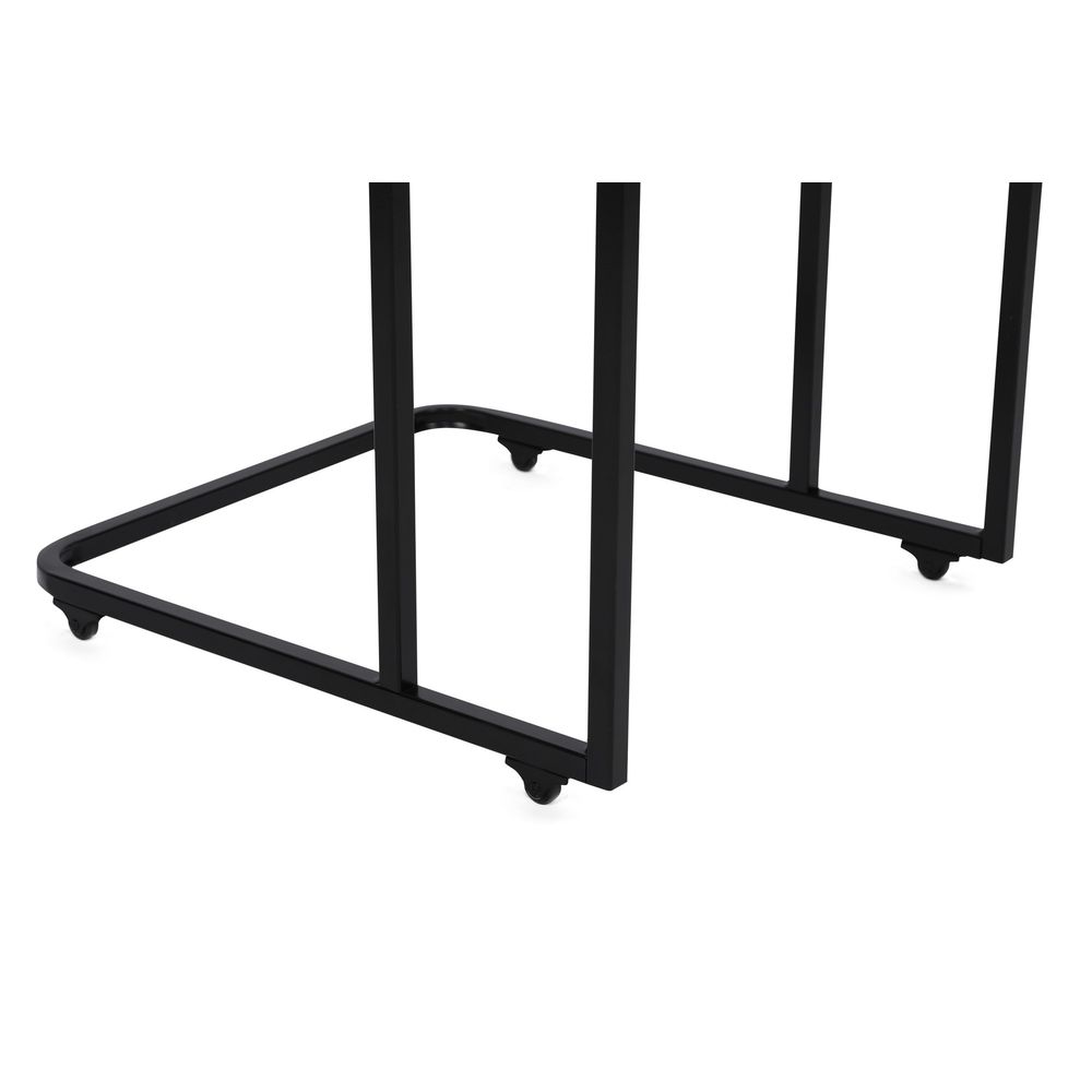 Ce Metal Zigon - 9404 Bijelo-Crni Set od 3 Stolića slika 9