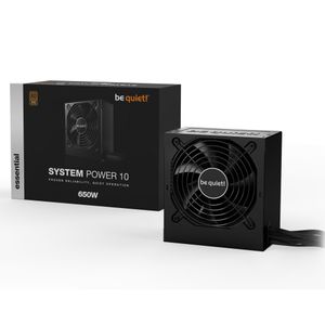 be quiet! BN329 SYSTEM POWER 10 750W, 80 PLUS Bronze efficiency (up to 89.1%), Temperature-controlled 120mm quality fan reduces system noise