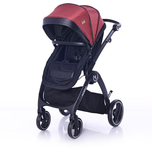 LORELLI ADRIA Kolica Black/Red 2u1 SET: Košara + Putna Torba + Zimska Navlaka (do 15 kg) slika 5