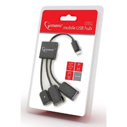 UHB-OTG-02 Gembird OTG HUB 2xUSB na microUSB slika 2