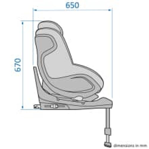 Maxi-Cosi autosjedalica Mica 360 Pro i-Size, Grupa 0+, 1 (0-18 kg) - Autentična Crna slika 28