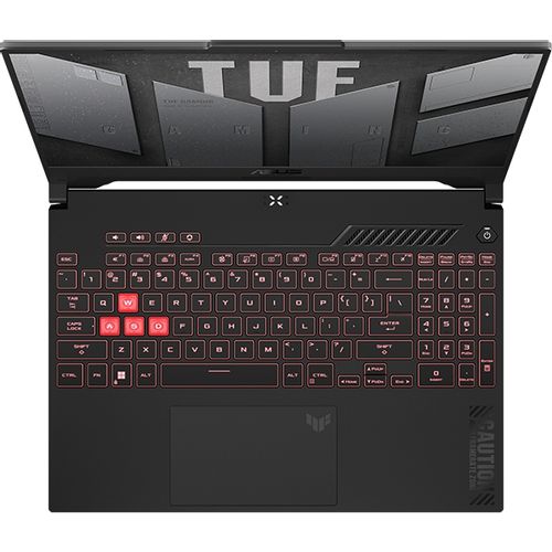 Laptop ASUS TUF Gaming A15 FA507UV-LP014, R9-8945H, 16GB, 512GB, 15.6" FHD IPS 144Hz, RTX 4060, NoOS (sivi) slika 4