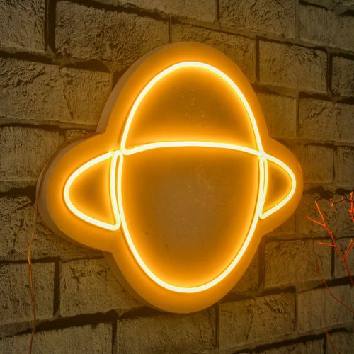 Wallity Ukrasna plastična LED rasvjeta, Saturn - Yellow slika 9