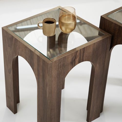 Seine 2 - Transparent, Walnut Transparent
Walnut Coffee Table Set slika 4