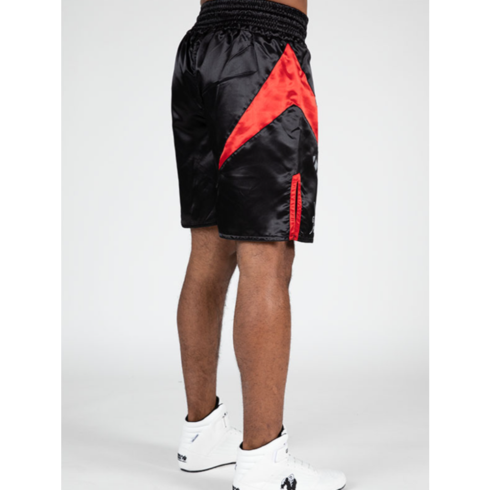Gorilla Wear Bokserski šorc Hornell - Black/Red - XL slika 6