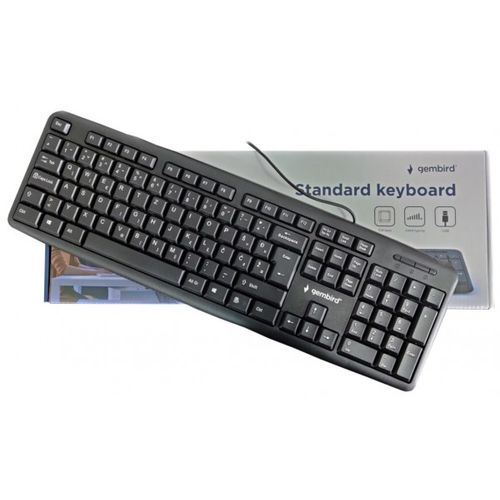 KB-U-103-YU ** Gembird Standardna tastatura SRB (YU) layout black USB (404) slika 1