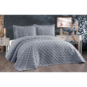 L'essential Maison Harem - Grey Grey Double Bedspread Set
