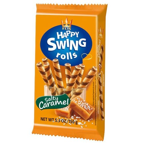 Flis Swing rolice  punjene slanom karamelom 150g slika 1