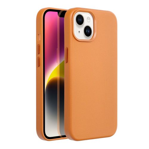 Kožna maska Mag Cover za iPhone 14 narančasta slika 2