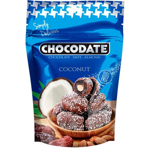 Chocodate datule s kokosom 100g slika 1