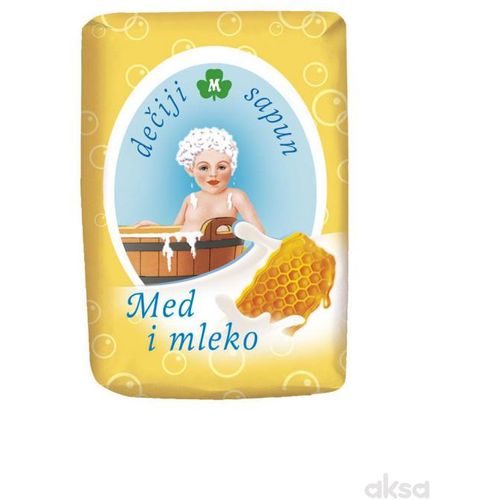 Deciji sapun med i mleko 87g slika 1