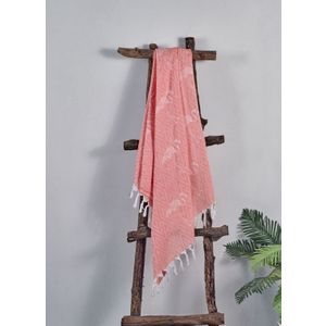 Flamingo - Peškir za plažu (Fouta) sa motivom lososa