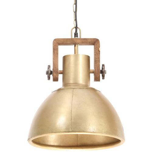 Industrijska viseća svjetiljka 25 W mjedena okrugla 30 cm E27 slika 14