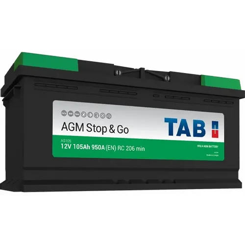 TAB AGM Stop & Go Akumulator 12V, 105Ah, D  slika 1