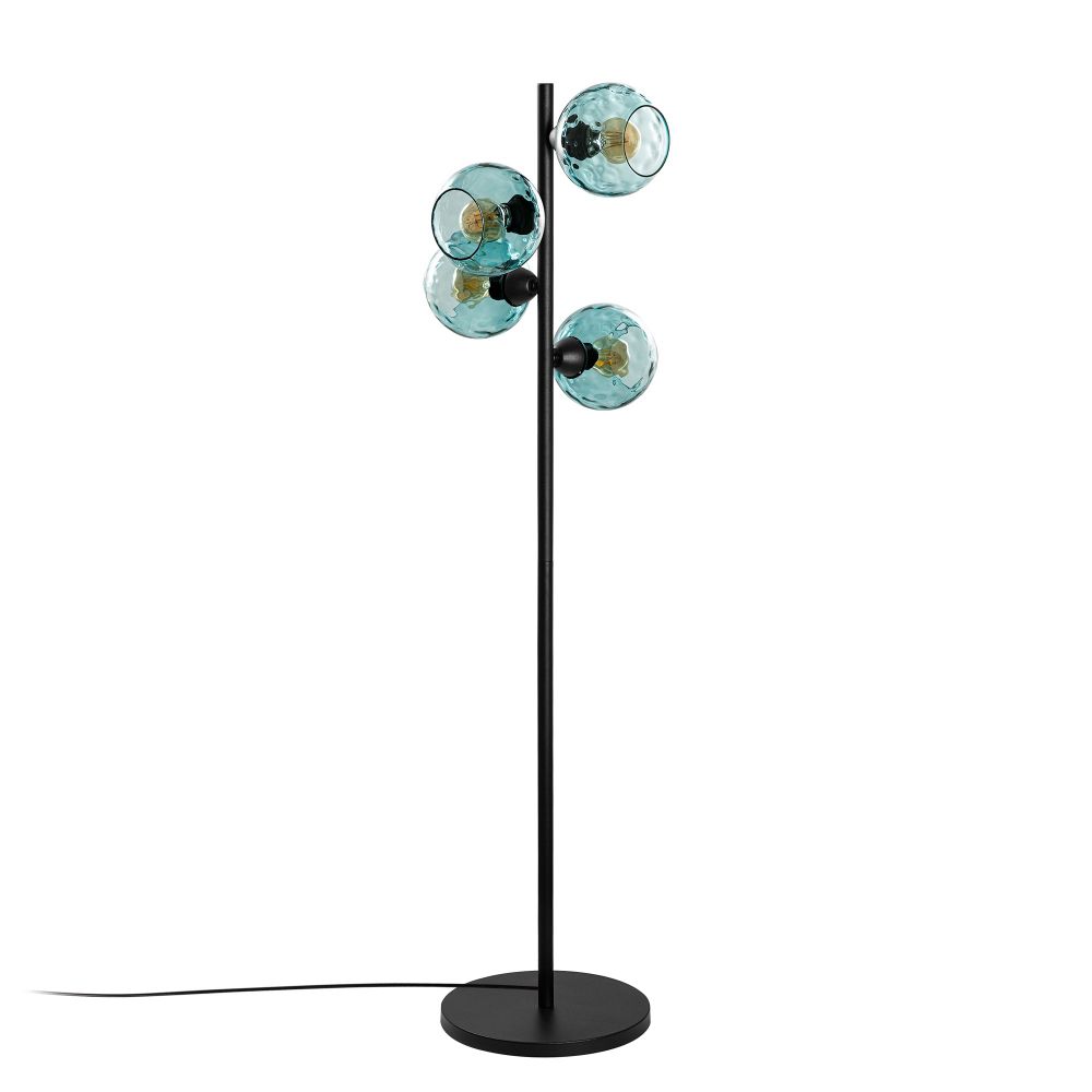 Podna Lampa Benek 15-14532 - Plava i Crna slika 4