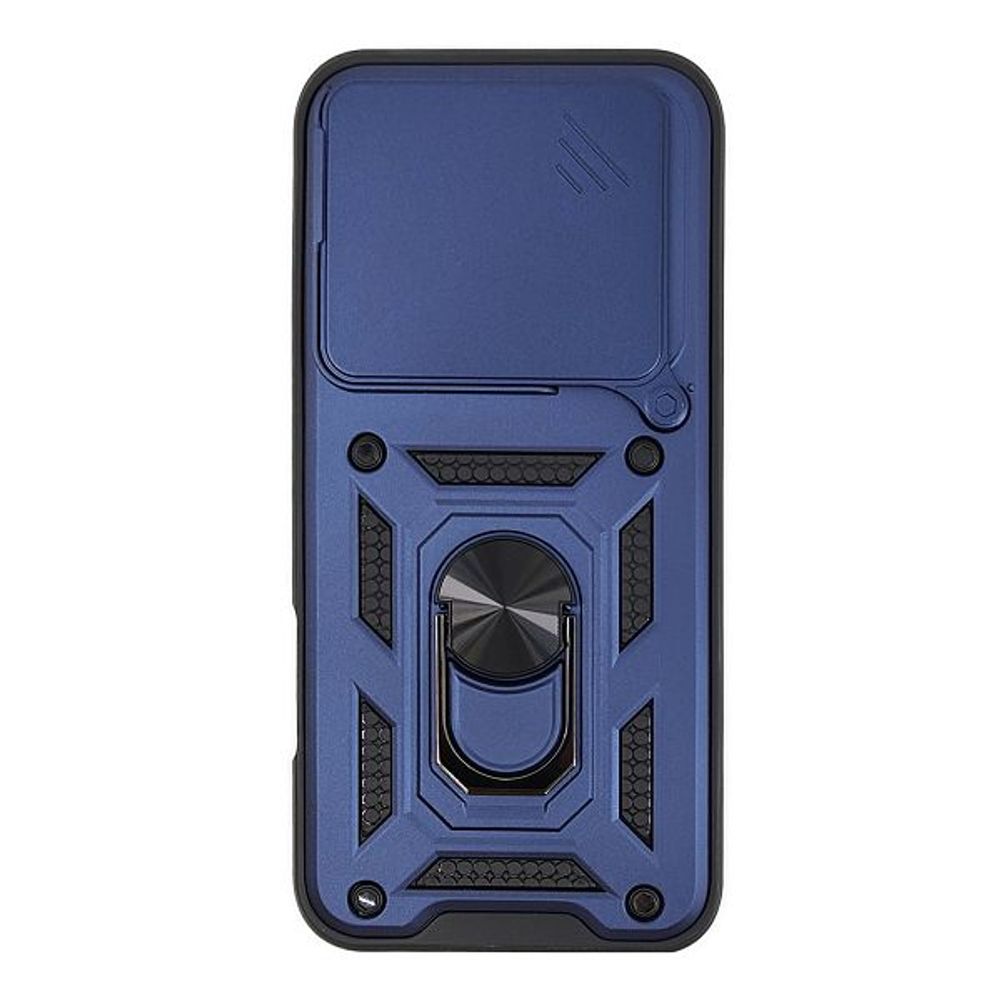MM TPU HONOR 400 LITE - ANTI-SHOCK WITH RING plava slika 1