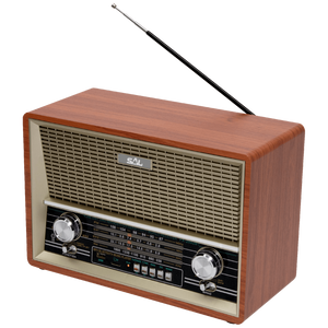 SAL Retro radio + BT bežični zvučnik, 4in1, FM, MP3, AUX - RRT 4B