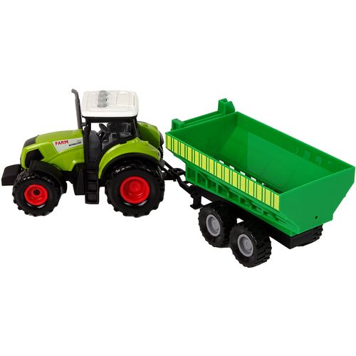Traktor s prikolicom i cisternom zeleni slika 6