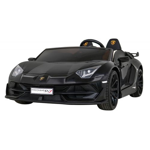 Licencirani auto na akumulator Lamborghini SVJ DRIFT - dvosjed - crni slika 1