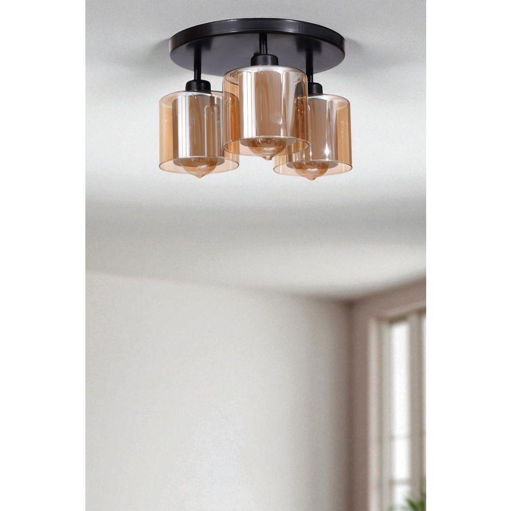 Opviq Luster 648, med, crna slika 1