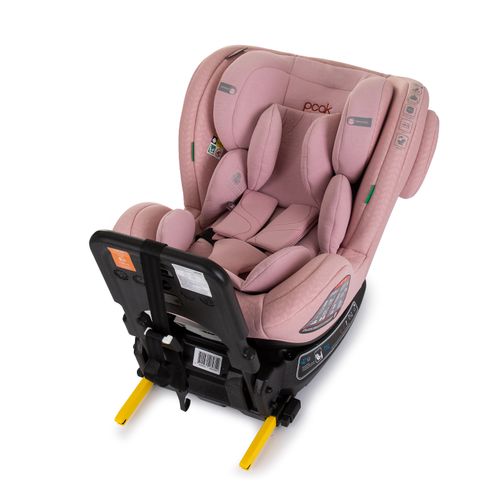 Chipolino autosjedalica I-SIZE 40-150 cm ISOFIX 360 "PEAK" flamingo slika 9