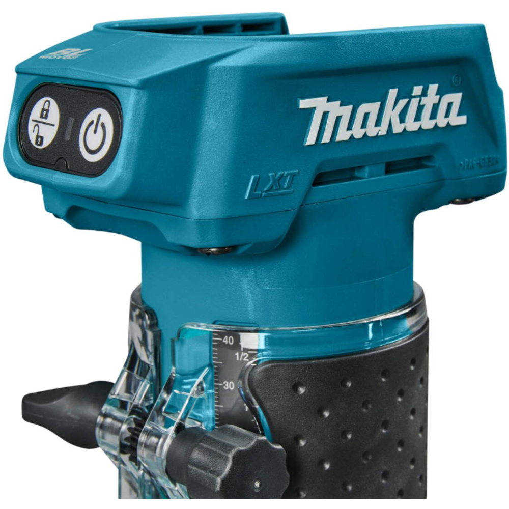 Makita - Akumulatorska glodalica 18 V LXT 6 mm SOLO DRT52Z slika 2