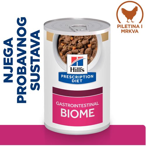 Hill's Prescription Diet Gastrointestinal Biome Varivo za Pse s Piletinom i dodatkom Mrkve, 354 g slika 1