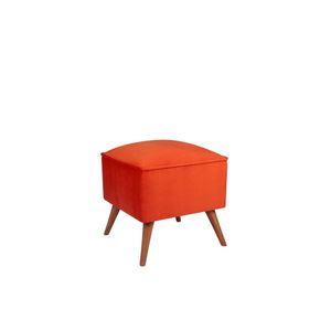 New Bern - Tile Red Tile Red Pouffe