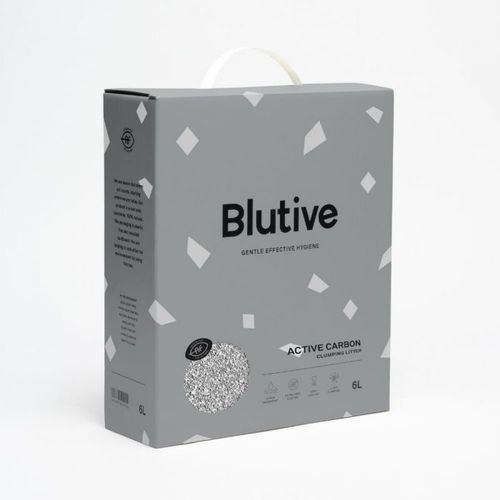 Blutive Active Carbon Grey G180, pesak za mačke 6l slika 1