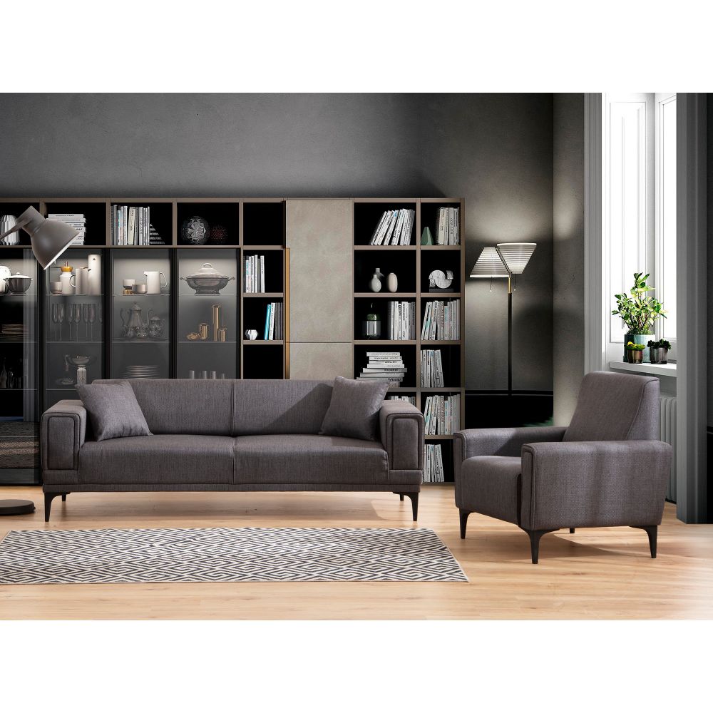 Horizon - Tamnosiva trosjed-sofa na razvlačenje slika 2
