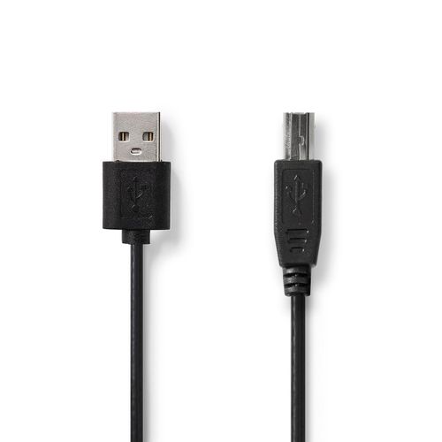 Kabel NEDIS, USB 2.0 A (M) na USB 2.0 B (M), 2m slika 1