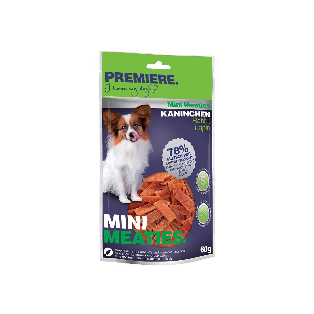 Premiere poslastica za pse Mini Meaties kunić 60 g slika 1
