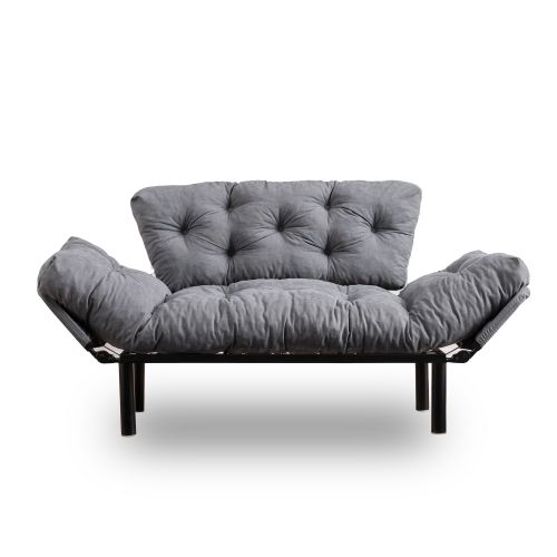 Atelier Del Sofa Nitta - Sivi dvosed na razvlačenje slika 4