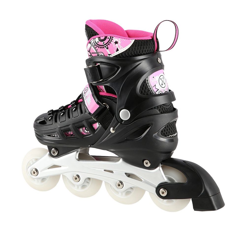 Nh10905 4u1 roze led veličine l (39-42) roleri/klizaljke nils extreme slika 4