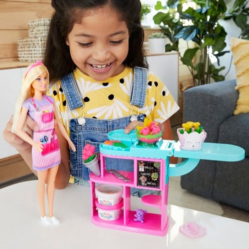 Barbie Set lutka u cvjećari slika 4