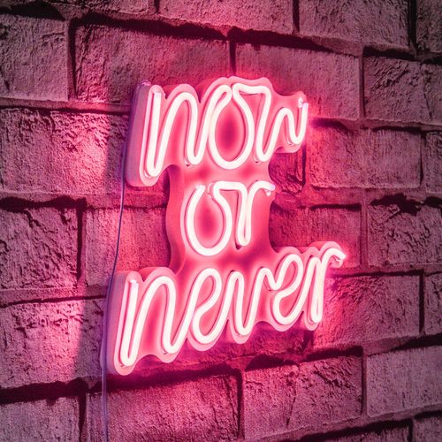 Now or Never - Pink Pink Decorative Plastic Led Lighting slika 1