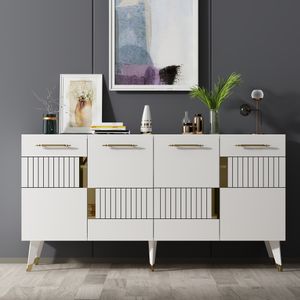 Moda - White, Gold White
Gold Console