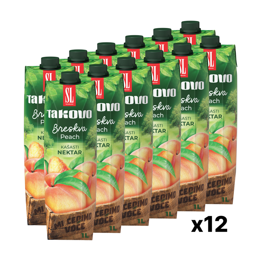 Takovo sok Breskva 50% 12x1L   XXL  slika 1