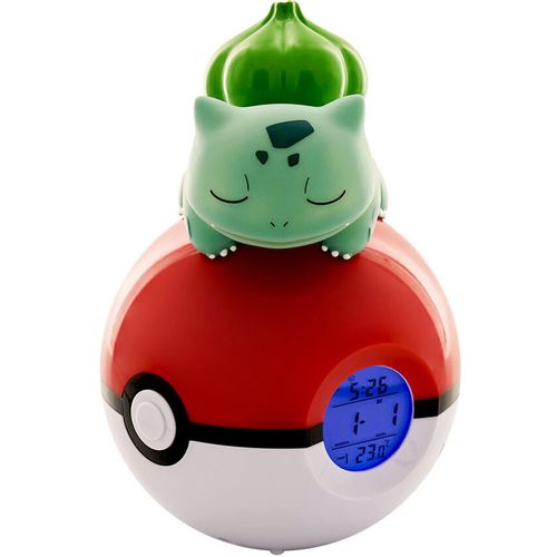 Pokemon Bullbasaur Pokeball lamp alarm clock slika 3