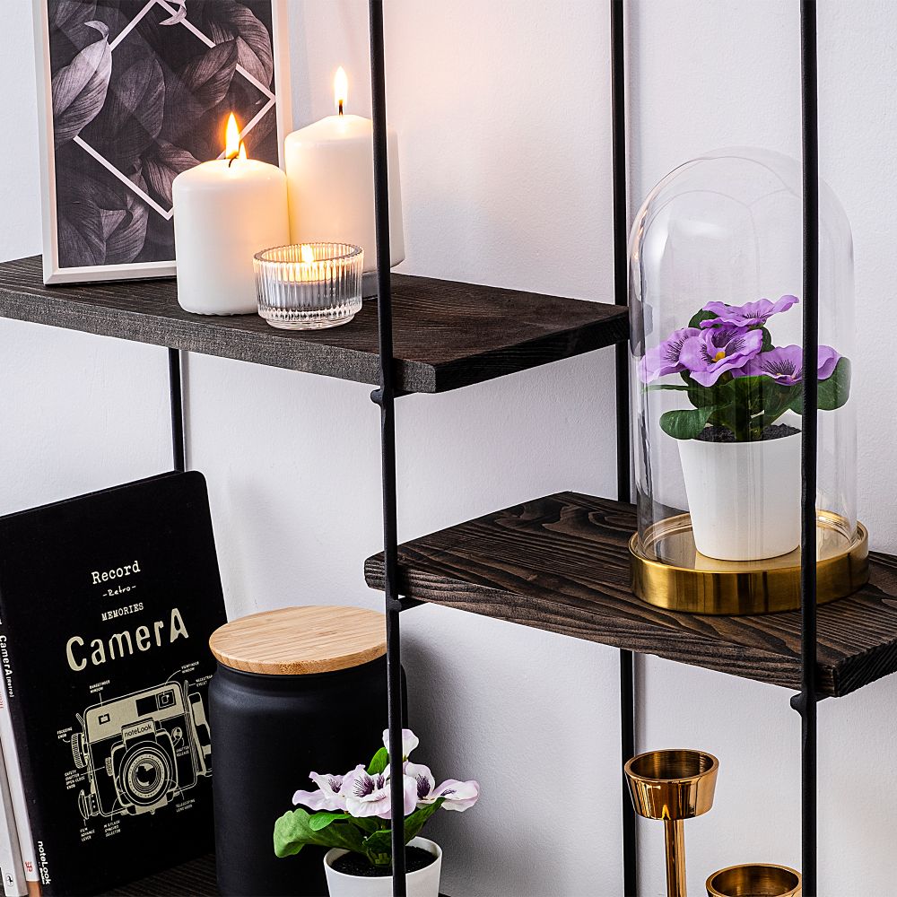 Polica za zid Lilac Black - Orah slika 2