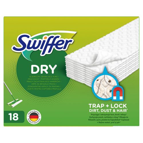 Swiffer Dry jednokratne krpice za čišćenje podova, refil 18/1 slika 1