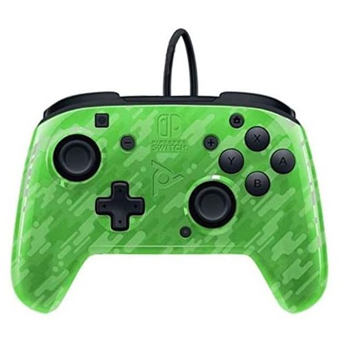 Nintendo Switch Faceoff Deluxe Controller + Audio Camo Green slika 1