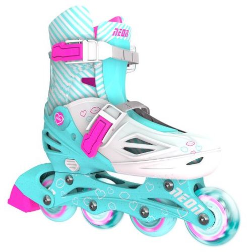 Yvolution Neon Inline Roleri 34-37 Tirkizno Roze slika 2