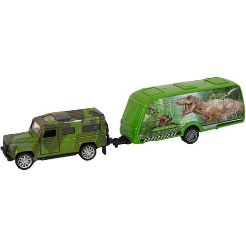 Set Jeep transporter dinosaura slika 2