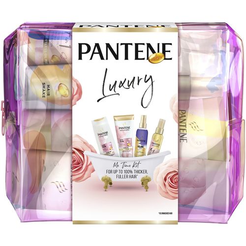 Pantene Poklon paket, šampon 300ml & balzam 200ml & ulje 100ml & sprej za kosu 150ml + kozmetička torbica slika 1