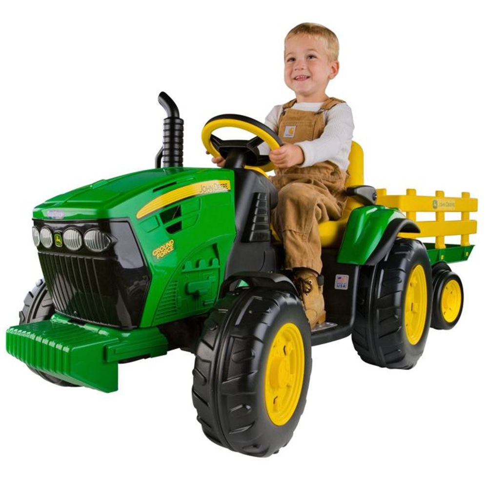 Peg Perego Traktor na akumulator sa prikolicom John Deere Ground Force 12V Lithium slika 8