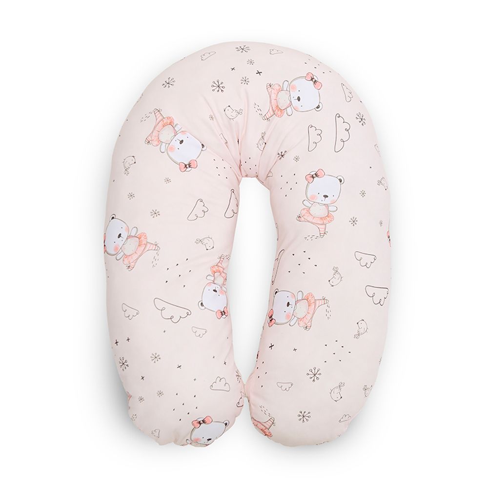 Lorelli Jastuk za dojenje Ballerina Bear 190cm, Pink slika 1