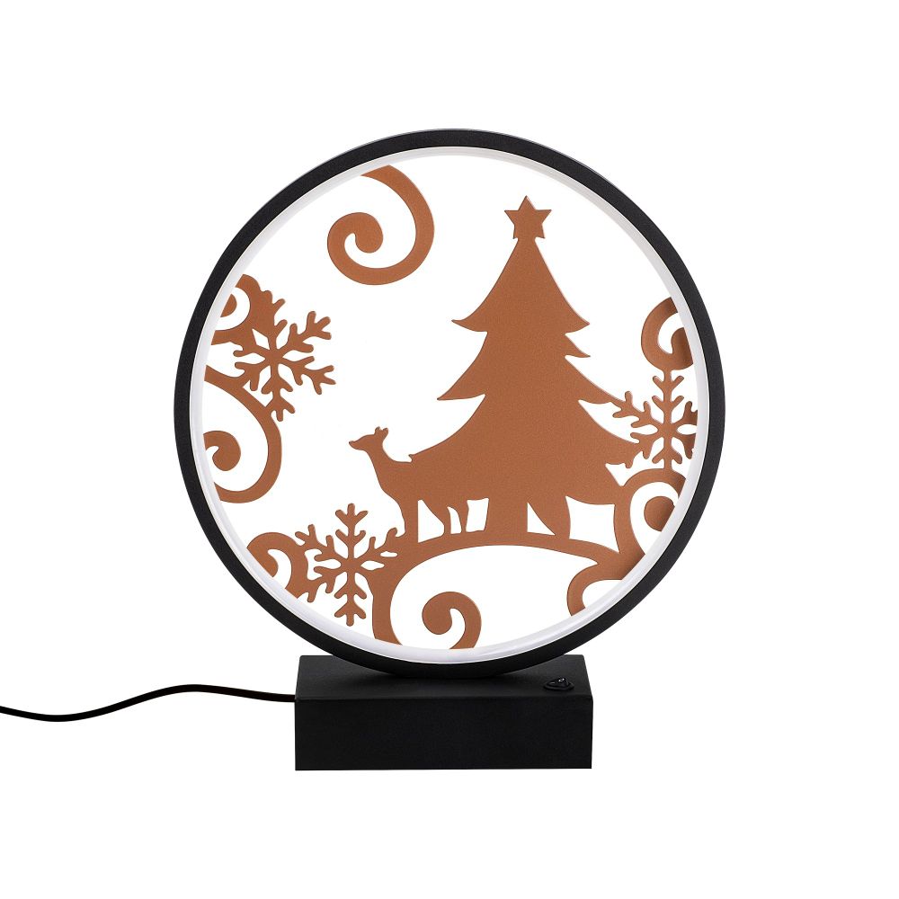 Crna bakarna stolna lampa XMAS3 slika 7